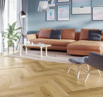 Stejar Caramel Herringbone 110